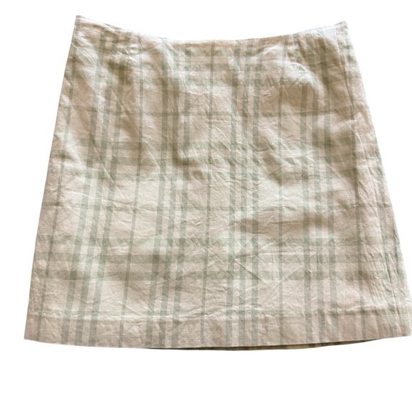 Burberry Classic Green Plaid Mini Skirt